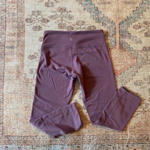 Lululemon Wunder Under Crop Reversible Light Purple